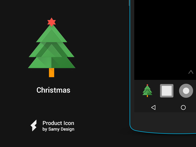 Christmas - Material Design Icon by Samy on Dribbble