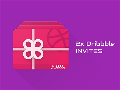 Material Design Dribbble Invites Cards - Grab Your Invite!