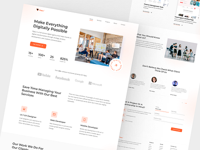 Digcy - Creative Digital Agency Landing Page