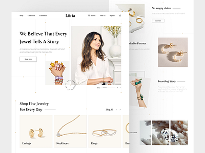 Loria - Jewelry Website