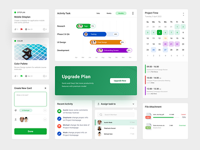 UI Element Task Management Dashboard app clean dashboard design element kanban landing page management project managamenet software taskmanagement ui ui element uidesign uikit uiux userinterface web website whitespace