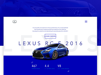 Lexus Landing Page