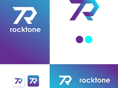 T and R letter logo