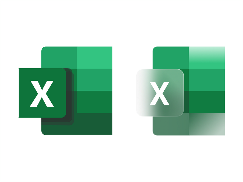 Microsoft Excel Icons By Srivathson Thyagarajan On Dribbble