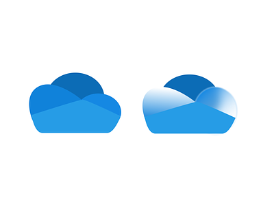 Microsoft OneDrive Icons branding cloud dailyuichallenge design illustration logo microsoft office365 onedrive storage vector windows