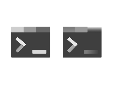 Microsoft Command Line Interface Icons app command dailyuichallenge design fluent glassmorphism illustration interface logo microsoft prompt ui vector windows