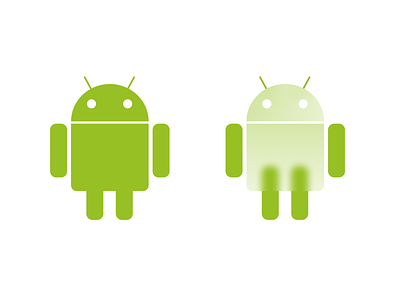 Android robot icons