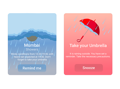 Flash Message #10 alarm concept dailyuichallenge design flash illustration messages mumbai raning series snooze umbrella vector weather