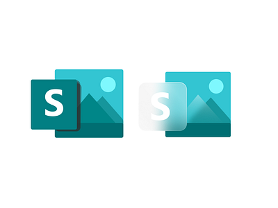 Microsoft Sway Icons branding dailyuichallenge design fluent glassmorphism icons illustration logo microsoft sway vector windows