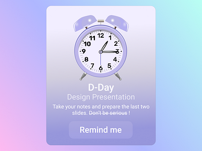 Flash Message #12 alarm clock concept dailyuichallenge design flash illustration messages ofiice popups remind ui ux vector