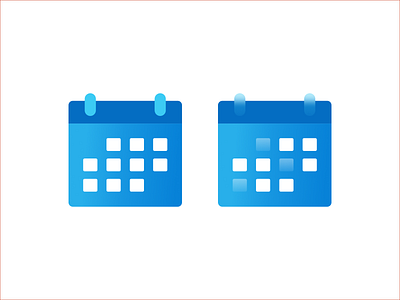 Microsoft Calendar Icons calendar dailyuichallenge design fluent glassmorphism icon illustration logo microsoft ux vector windows