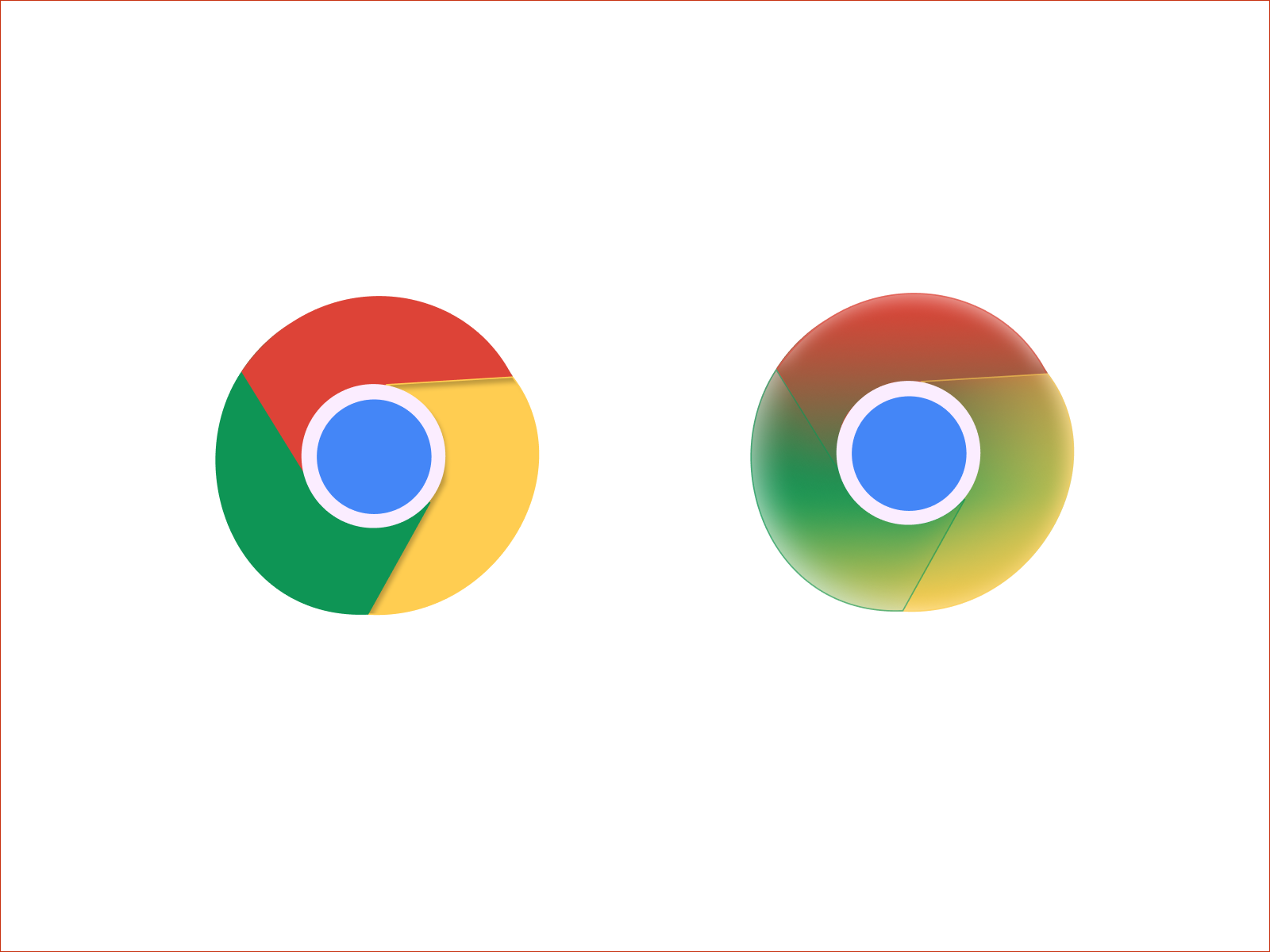 Google Chrome icons by Srivathson Thyagarajan on Dribbble