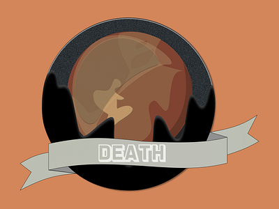 Coin 20: Death - (Pluto) coin concept dailyuichallenge death design illustration planets pluto series space vector