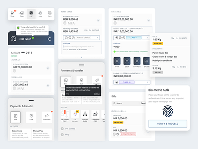 Payments & transfer Components account authentication bank bills components dailyuichallenge design gold money payments shop silver transfer ui ux