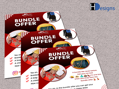 Offer bundle flyer design design