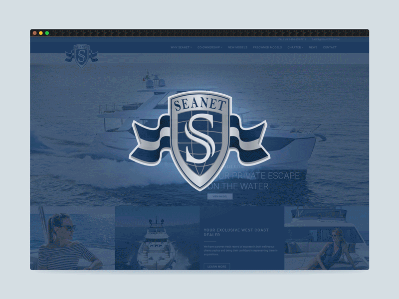 SeaNet Yachts css html javascript ui ux website wordpress wordpress design wordpress theme