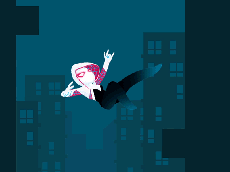Spider Gwen Teaser by Angelo Cuyegkeng on Dribbble