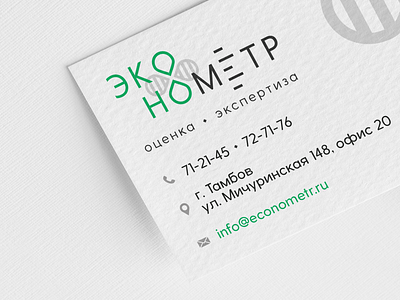 ECONOMETR / Logo, Visit Card