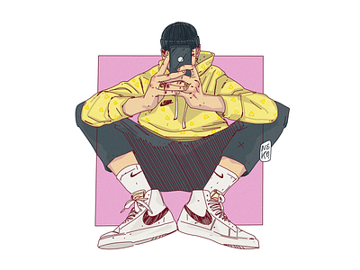 streetwear character character creation character design digital art illustration portrait portrait illustration