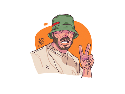 peace artist artwork boy character character creation character design design digital art digital artwork digital illustration digital portrait doodle drawing illustration portrait portrait illustration