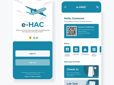 eHac UI Design app design minimal ui ux