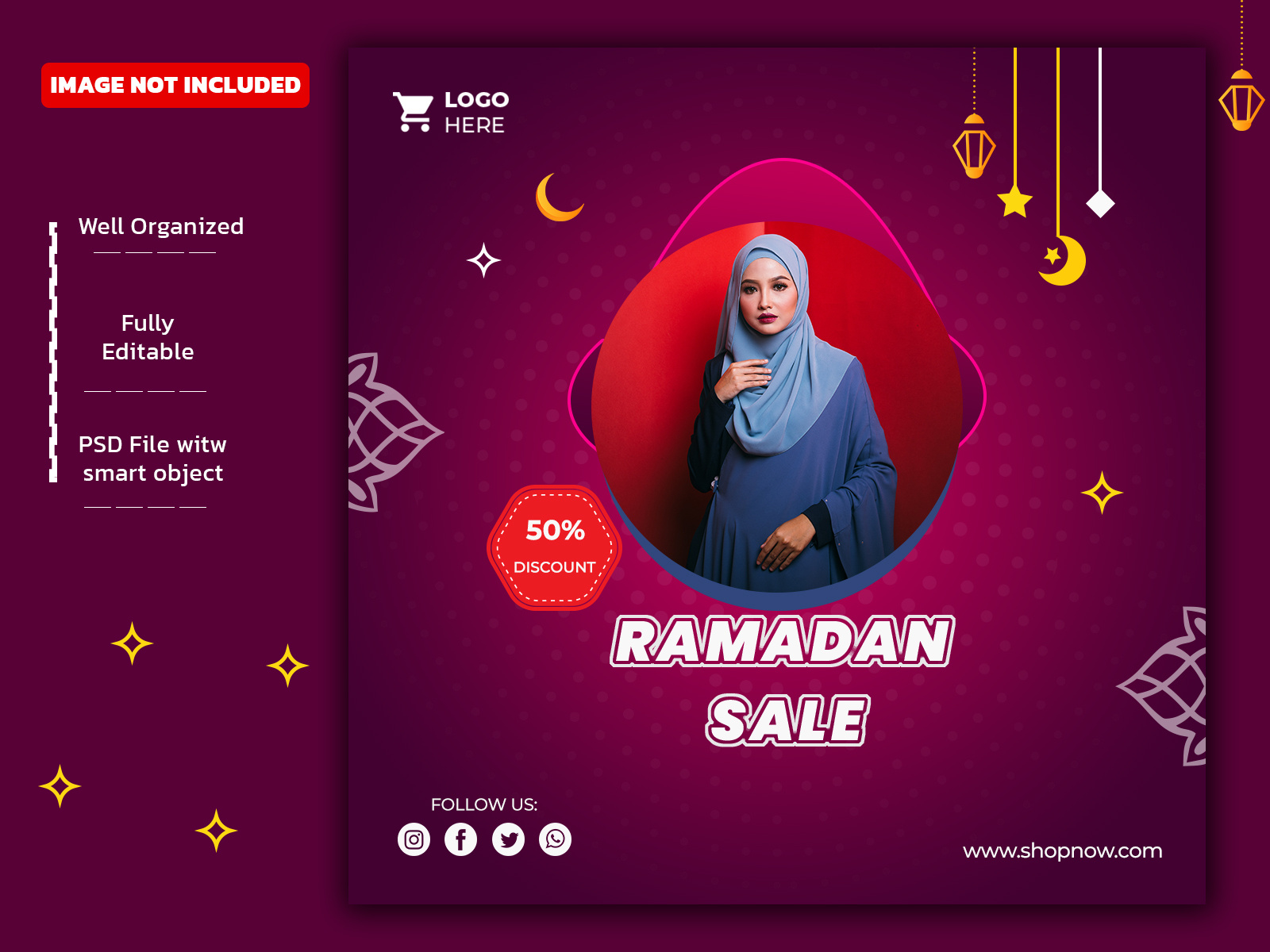 Ramadan sale social media post banner template ad design ads ads design banner creative facebook post illustration instagram instagram banner instagram post instagram stories ramadan sale social media design socialmediatemplate