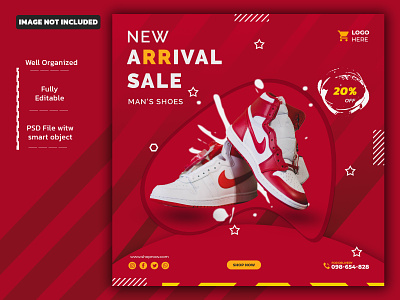 Shoes Banner Template | Banner Design