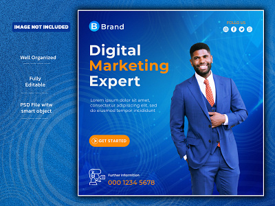 Digital Marketing Agency Business Promotion Banner Social Media