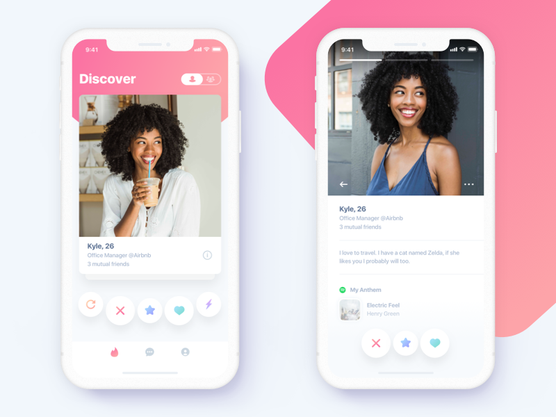 Tinder For Iphone X By Alberto Conti On Dribbble