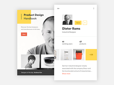 Handbook app ios iphone apple microsoft braun design ui ux dieter rams handbook manual guide industrial store shop ecommerce minimal clean flat product design space blank white