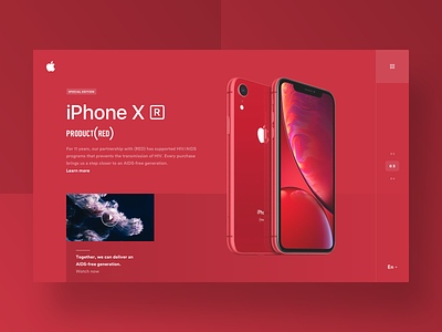 🔴 (Red) apple branding charity clean design ui ux ecommerce e-commerce ecommerce shop flat grid industrial iphone landing page minimal phone product red store theme video player web