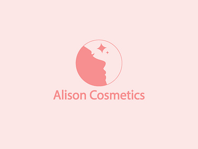 MakeUp AlisonCosmitic art branding design graphic design illustration illustrator logo minimal vector