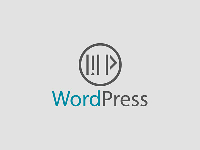 WordPress art branding dailylogochallenge design graphic design illustration illustrator logo minimal vector