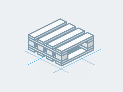 Empty Pallet architecture building construction design illustration pallet platform wood