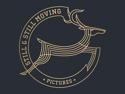 Still and Still Moving Pictures Proposed Logo and branding cinema creative deer film logo moving pictures production still