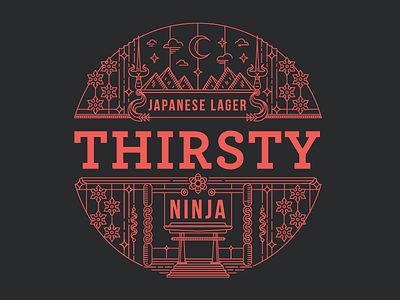 Ninja - Label Design beer design label mumbai ninja essentials packaging studio vector