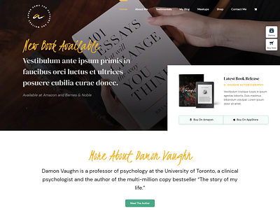 Avada Authors And Writer WordPress Theme blog design design theme web design website wordpress theme