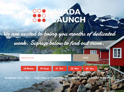 Avada Launch WordPress Theme blog design design theme web design website wordpress theme