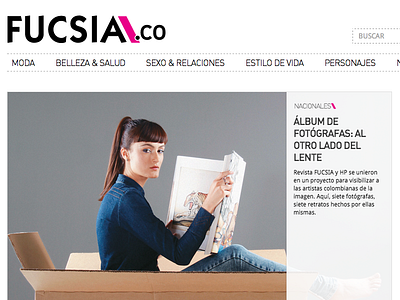 Fucsia.co colombia fucsia magazine news redesign responsive semana ui ux website