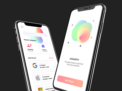 Jobspline graphic design ui ux