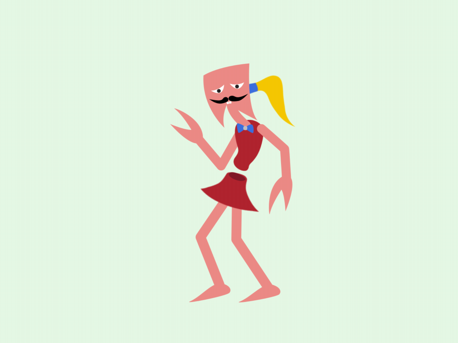 Dancing queen animation creative graphic design illustration motion graphics