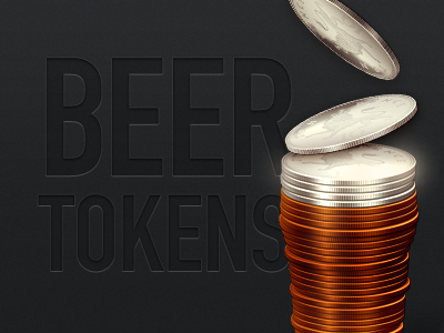 Beer Tokens ale beer booze delicious pint tokens