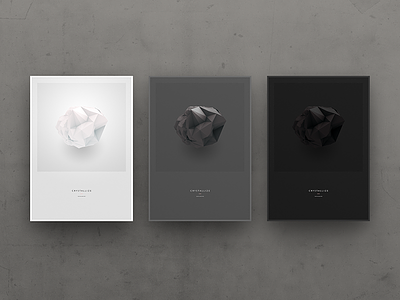 'Crystallize' Poster Concepts concepts crystallize poster