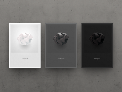 'Crystallize' Poster Concepts