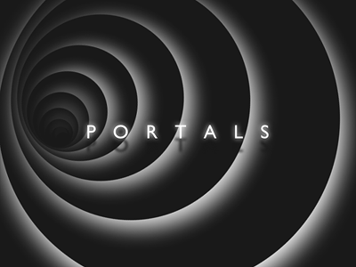 Portals circles code css experiment html nojs portals