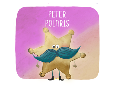 Peter Polaris character design childrens app illustration