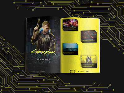 Cyberpunk 2077 magazine ad advertising brand cyber cyberpunk cyberpunk 2077 cyberpunk2077 design design art magazine magazine ad magazine design photoshop