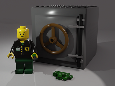 LEGO® Bank/safe set