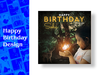 Happy Birthday Design. bd designer branding creative design design facebook banner design fazle rabbi fazle rabbi sarkar graphic design happy birthday social media post banner design.