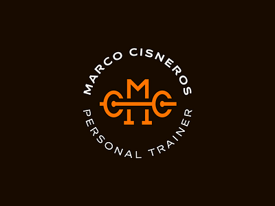 Marco Cisneros personal trainer logo design logo minimal modern monogram logo personal brand trainer